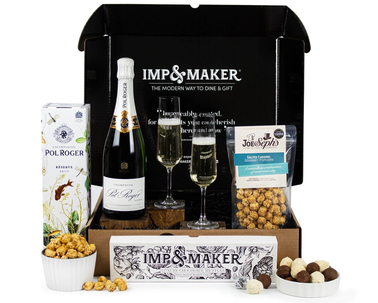 Pol Roger Champagne & Treats Hamper - IMP & MAKER