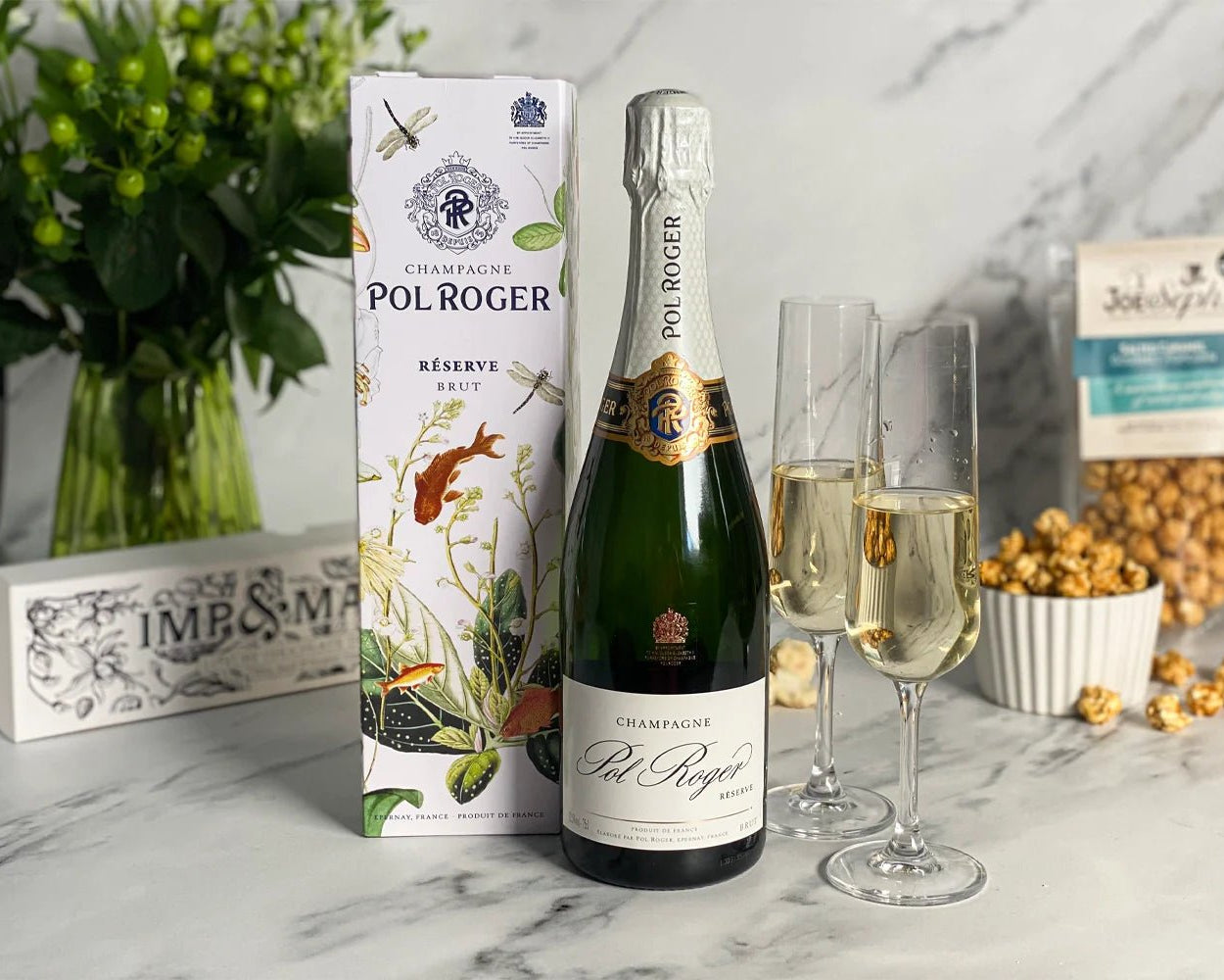 Pol Roger Champagne & Treats Hamper - IMP & MAKER