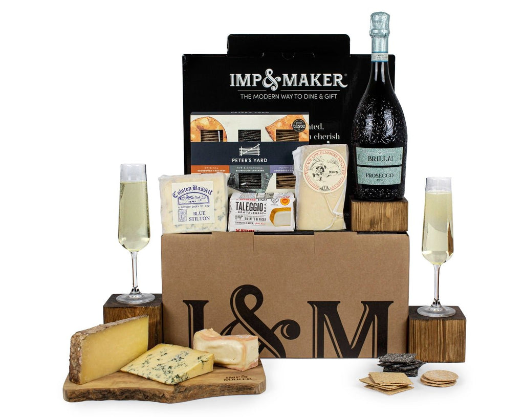 Prosecco & Cheese Gift Hamper - IMP & MAKER