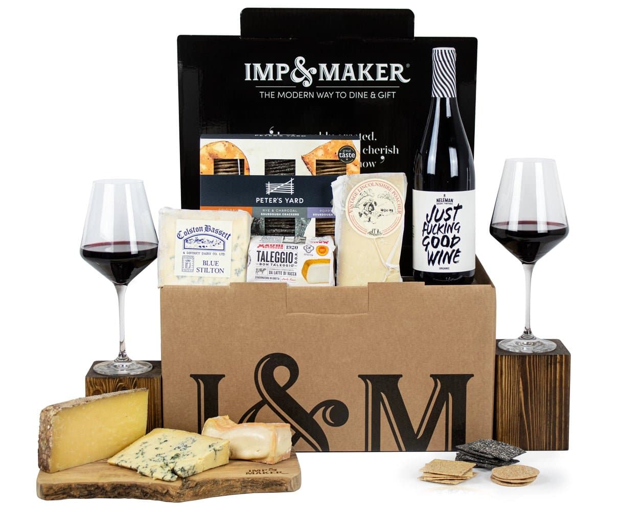 Red Wine & Cheese Gift Basket – Denninger's