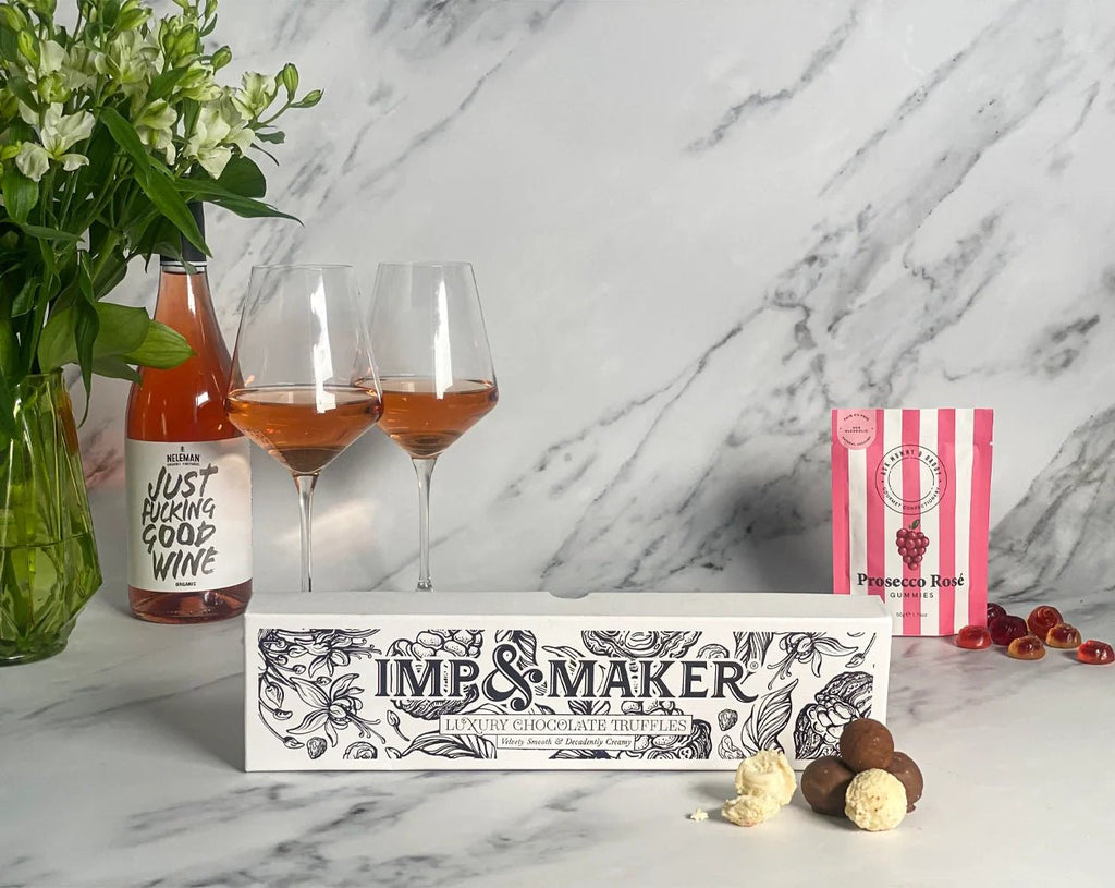 Rosé Wine & Sweet Treats Hamper - IMP & MAKER