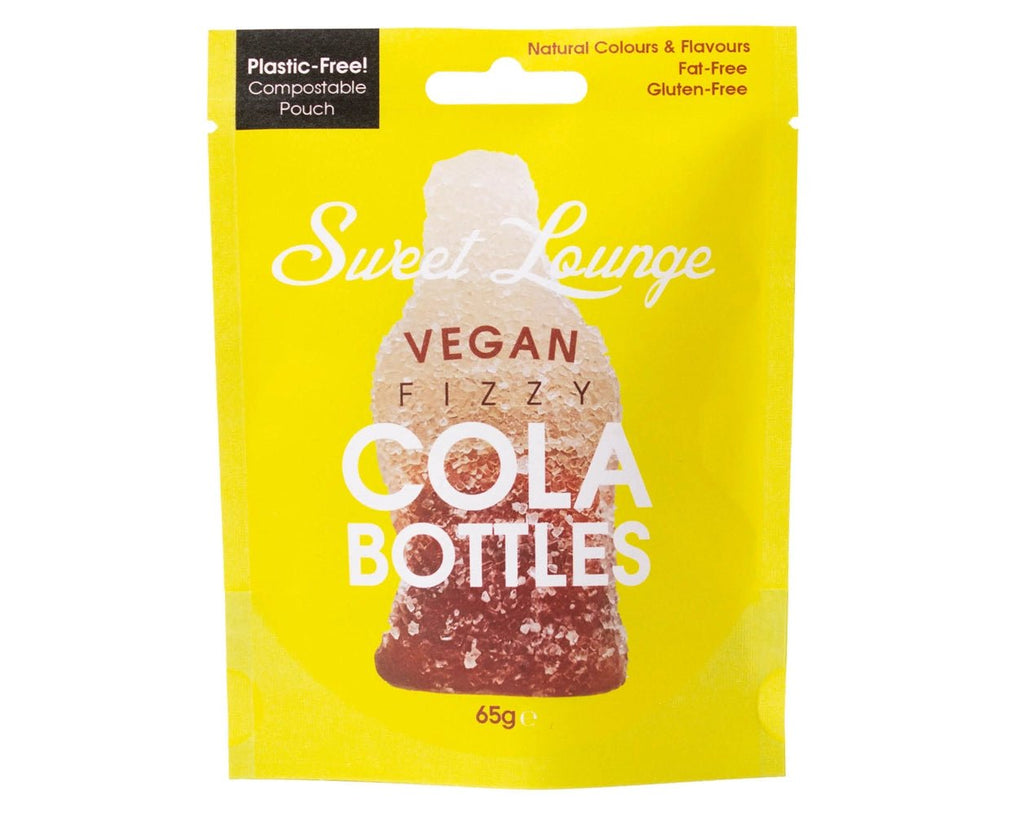 Sweet Lounge Vegan Fizzy Cola Bottles 65g - IMP & MAKER