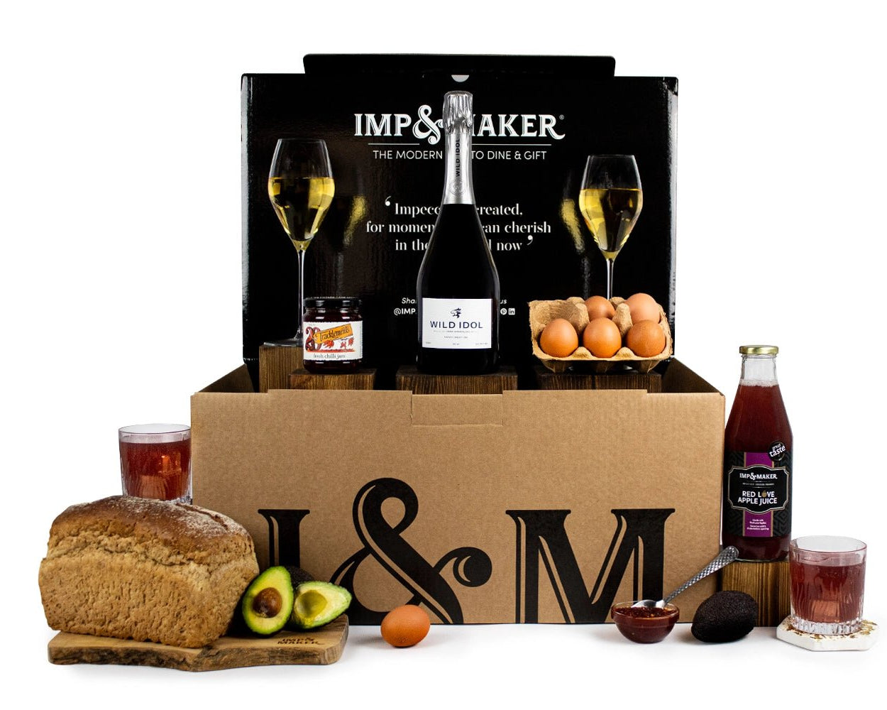 Wild Idol Alcohol-Free White Wine Breakfast Gift - IMP & MAKER